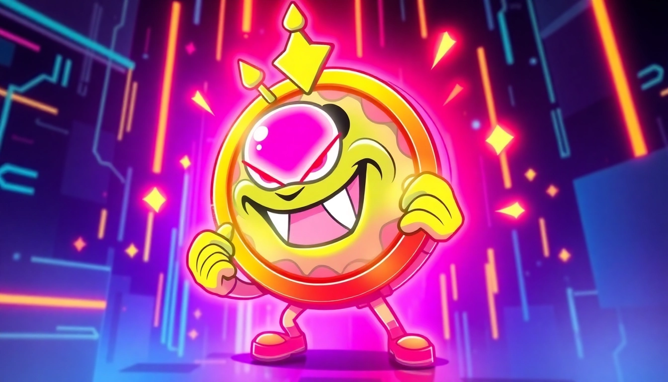 Promotional image featuring Angry Pepe Coin mascot engaging in GambleFi gaming on a multi-chain