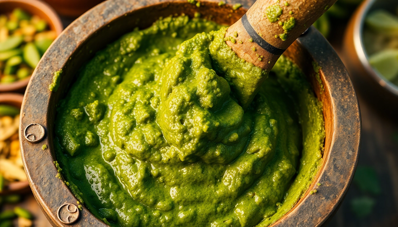 Premium Green Masala Paste: Authentic Flavor for Culinary Excellence
